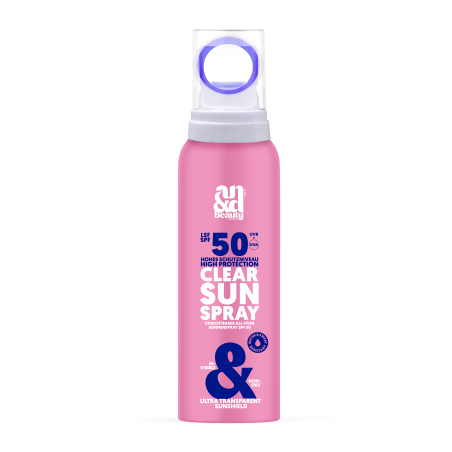Clear Sun Spray LSF 50 – Transparent. Easy. High Protection. | A.N.D. Beauty