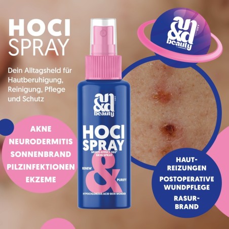 A.N.D. beauty – Mini HOCl Spray 30 ml | Viral Skin Hero To Go